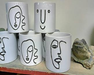 Abstract face planters