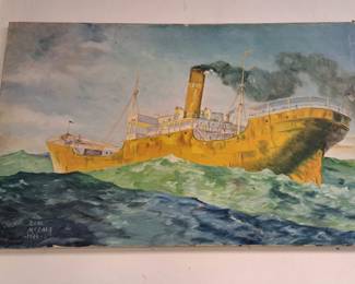 Vintage oils, "Earl McCaig 1936"