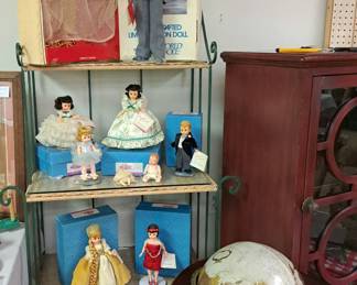 Vintage collectible dolls. "Dolly" and "Cary Grant"