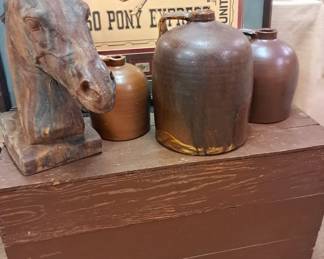 Beehive stoneware jugs