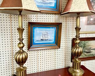 Brass lamps
