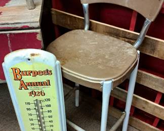 "Burpeets Annual 1926" thermometer