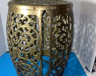 Asian style brass plant stand