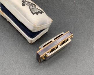 Hohner Micro Mini Harmonica In Linen Case 
