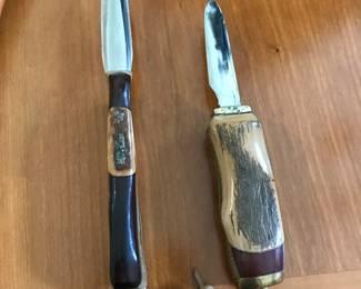 One of a kind artisan Oyster knives, crafted in Alaska, from wooley mammoth  bones