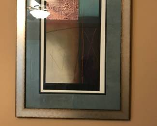 Abstract framed art