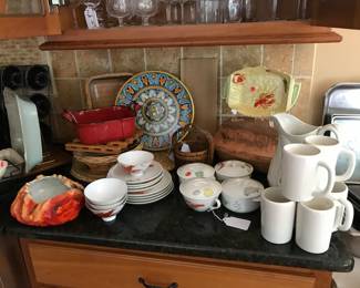 Lobster and crayfish theme porcelain and more kitchen