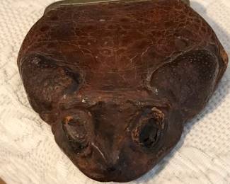 Coin purse made from a real frog🤪