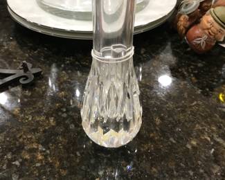 Baccarat bud vase