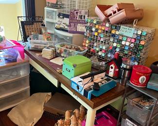 Huge Huge Craft room full of craft supplies 