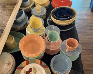 Vintage and new Fiesta ware!
