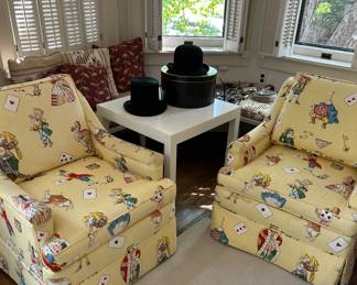 Of course we have 2 Alice in Wonderland CHairs