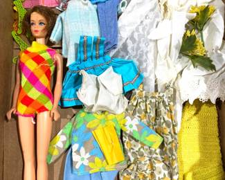Vintage MOD Barbie & Clothing