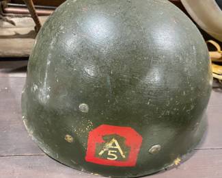 WW2 helmet- named