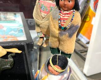 antique Skookum dolls
