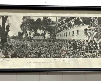 yard long photo of Missouri capitol 1915
