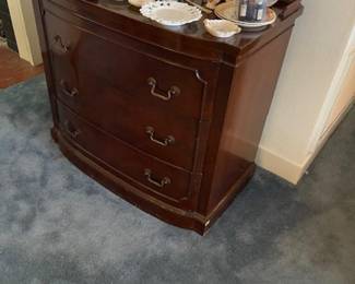 White chest, one of two