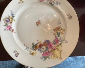Rosenthal; Continental "geranium" dinner plate. Very pretty!