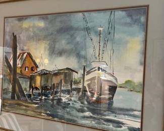 Gene Jones painting, one of five