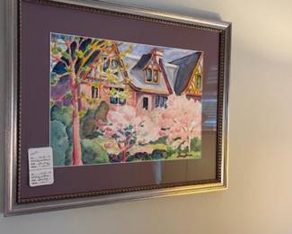 Gene Jones painting, one of five