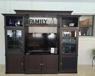 TV display wall unit