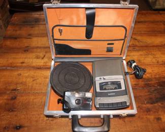 Brief Case Cassette Player