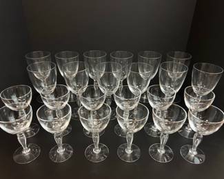 Lot 6514 Raleigh TiffinFranciscan Stemware Glasses