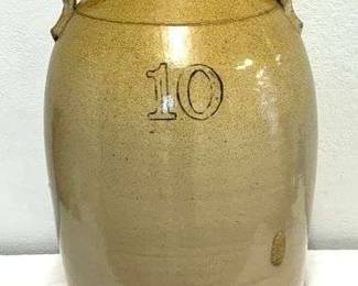 10 Gallon Stoneware Pottery Jug