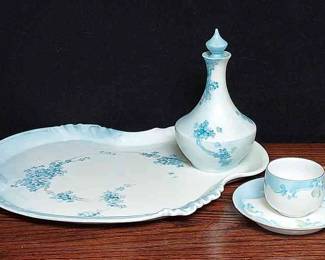 Limoges * Vanity Set? & Sweet Little Teacup/Saucer