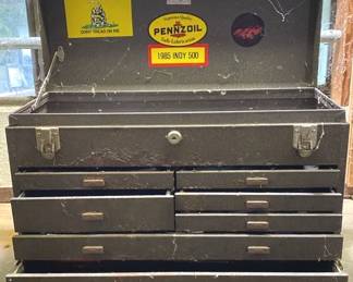 Kennedy Kits Toolbox * Style 520 Includes A Few Tools * Files