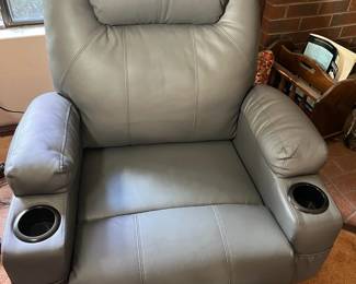 Leather Reclining Massage Lift Chair