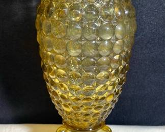 Gold Color Vintage Bubble Design Vase
