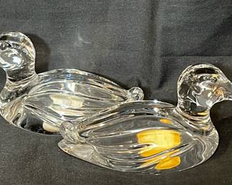 2 PRINCESS HOUSE CRYSTAL DUCKS * 24% Lead Crystal