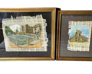 Handpainted Paper Made Art Syracuse * Rarest And Most Esteemed Relic Of Ancient Civilizations