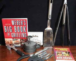 BBQ Accessories * Weber Grilling Book * Miracle Blade Knives & More