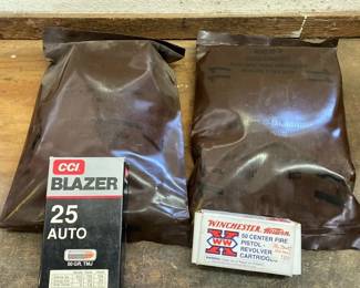 25 Auto * 32 Smith & Wesson * CCI * Winchester * MREs