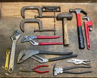 Craftsman Pliers * Adjustable Wrenches * Hammers * Vise-Grips * C-Clamps
