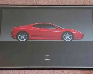 Metal Framed Print - Ferrari 360 Modena