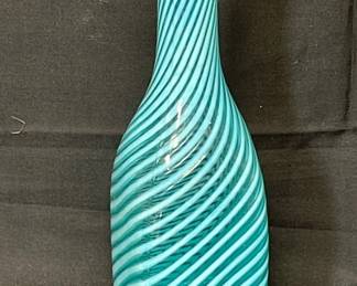 Blue Opalescent Swirl Barber Bottle?