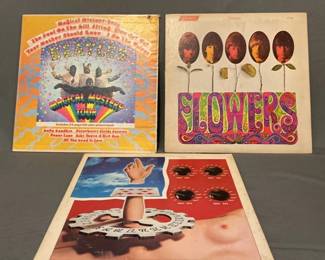 Beatles Magical Mystery Tour * Rolling Stones Flowers * Jerry Garcia Garcia