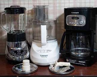 Cuisinart Collection * 12 C Programmable Coffee Maker * Food Processor * Blender