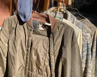 Cabela’s Insulated Jacket And Pants Med * Lands End Silks Med * Cabela’s Flannel Shirt Lg *
