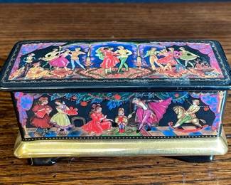 Ardleigh Elliott & Sons Ceramic Music Box * Nutcracker