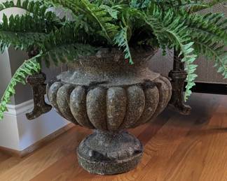 Urn with fern