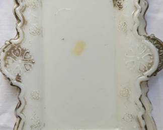 Victorian Milk Glass Trays