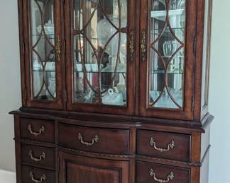 Beautiful china hutch by Bassett