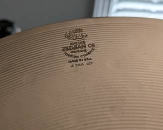 Ludwig drum set with Zildjian cymbals