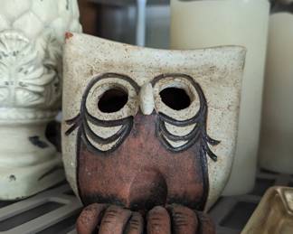 Pottery owl