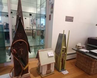 Handmade bird house home decor