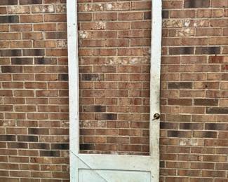  Vintage door as garden feature